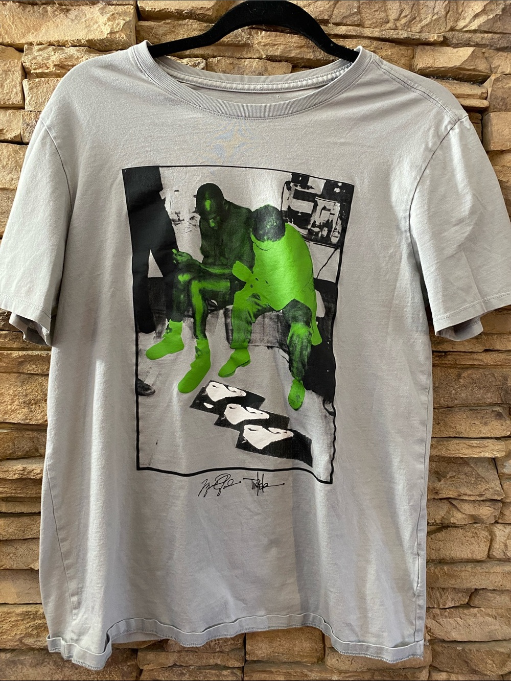 Nike Jordan x Tinker Hatfield Photo Graphic T-Shirt Gray Medium